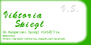 viktoria spiegl business card